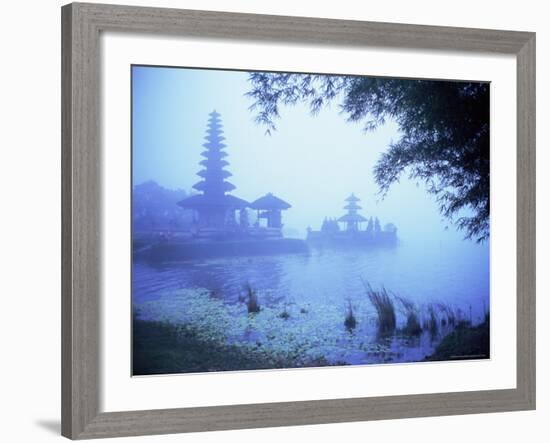 Hindu Temple of Bataun in the Mist, Island of Bali, Indonesia, Southeast Asia, Asia-Bruno Morandi-Framed Photographic Print