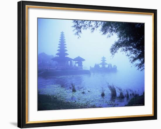 Hindu Temple of Bataun in the Mist, Island of Bali, Indonesia, Southeast Asia, Asia-Bruno Morandi-Framed Photographic Print