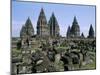 Hindu Temples of Candi Prambanan, Unesco World Heritage Site, Yogyakarta Region, Indonesia-Bruno Barbier-Mounted Photographic Print