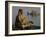 Hindu Woman Meditating Beside the River Ganges, Varanasi (Benares), Uttar Pradesh State, India-John Henry Claude Wilson-Framed Photographic Print