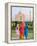 Hindu Women with Veils in the Taj Mahal, Agra, India-Bill Bachmann-Framed Premier Image Canvas