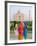 Hindu Women with Veils in the Taj Mahal, Agra, India-Bill Bachmann-Framed Photographic Print