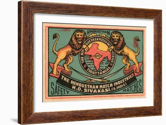 Hindusthan Safety Matches-null-Framed Art Print