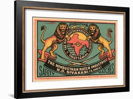 Hindusthan Safety Matches-null-Framed Art Print