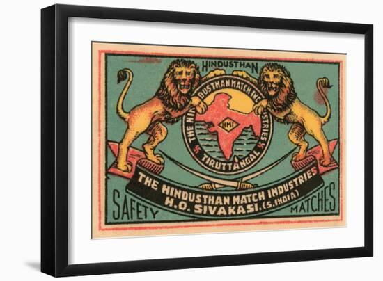 Hindusthan Safety Matches-null-Framed Art Print