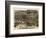 Hingham, Massachusetts - Panoramic Map-Lantern Press-Framed Art Print