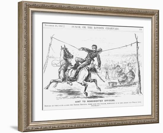 Hint to Near-Sighted Officers, 1867-Georgina Bowers-Framed Giclee Print