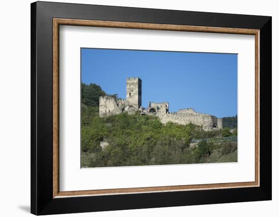 Hinterhaus castle ruins, Spitz, Wachau Valley, UNESCO World Heritage Site, Lower Austria, Austria, -Rolf Richardson-Framed Photographic Print