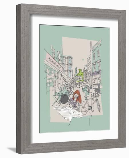 Hinterland London-Ken Hurd-Framed Giclee Print