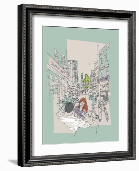 Hinterland London-Ken Hurd-Framed Giclee Print