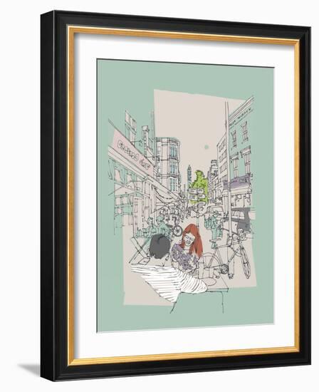 Hinterland London-Ken Hurd-Framed Giclee Print