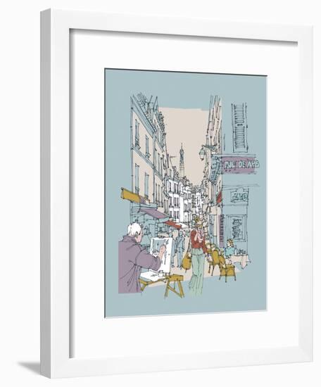 Hinterland Paris-Ken Hurd-Framed Giclee Print