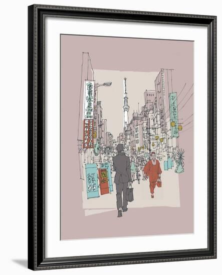 Hinterland Tokyo-Ken Hurd-Framed Giclee Print