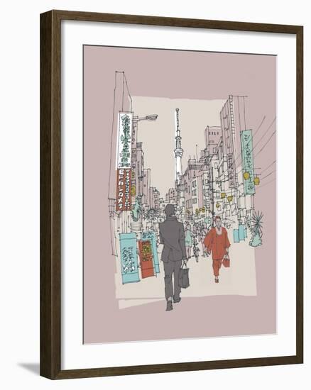 Hinterland Tokyo-Ken Hurd-Framed Giclee Print