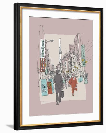 Hinterland Tokyo-Ken Hurd-Framed Giclee Print