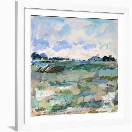 Hints of Periwinkle-Michelle Brunner-Framed Art Print