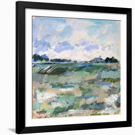 Hints of Periwinkle-Michelle Brunner-Framed Art Print