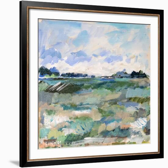 Hints of Periwinkle-Michelle Brunner-Framed Art Print