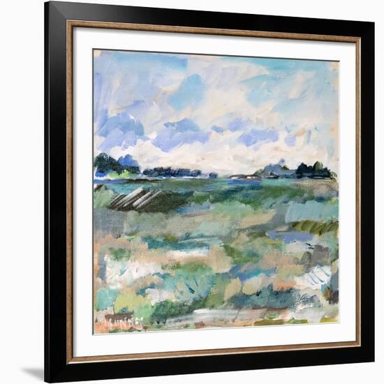 Hints of Periwinkle-Michelle Brunner-Framed Art Print