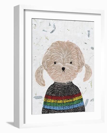 Hip Dog IV-Melissa Wang-Framed Art Print