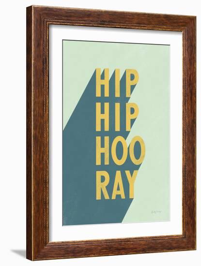 Hip Hip Hooray-Becky Thorns-Framed Art Print