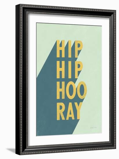 Hip Hip Hooray-Becky Thorns-Framed Art Print