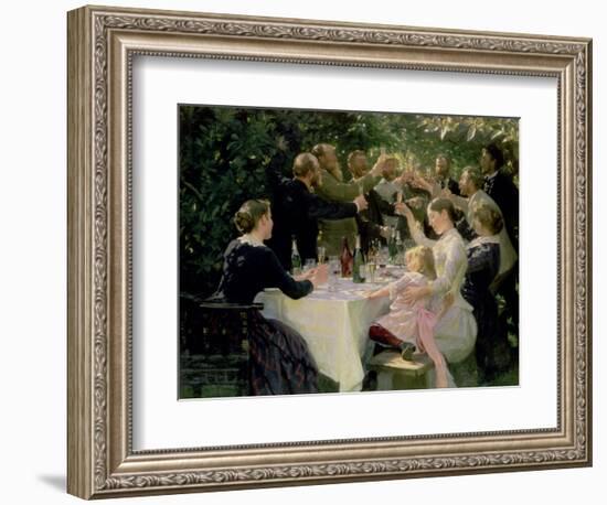 Hip Hip Hurrah! Artists' Party at Skagen, 1888-Peder Severin Kröyer-Framed Giclee Print