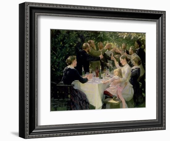 Hip Hip Hurrah! Artists' Party at Skagen, 1888-Peder Severin Kröyer-Framed Giclee Print