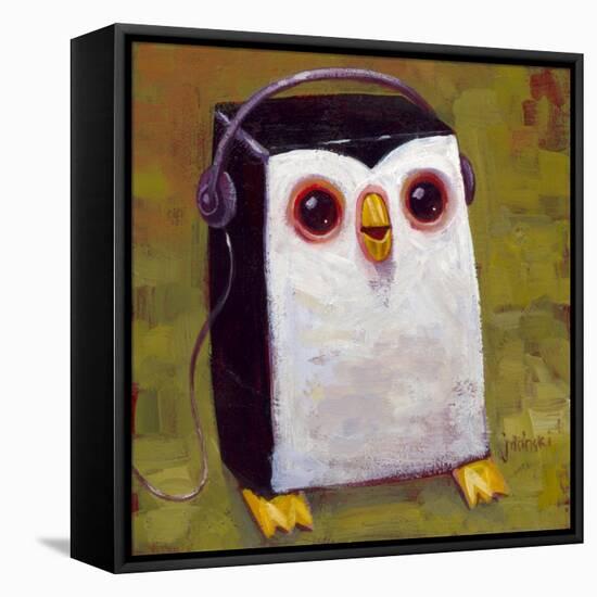 Hip Hopenguin II-Aaron Jasinski-Framed Stretched Canvas