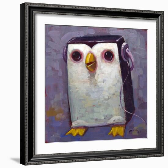 Hip Hopenguin III-Aaron Jasinski-Framed Art Print