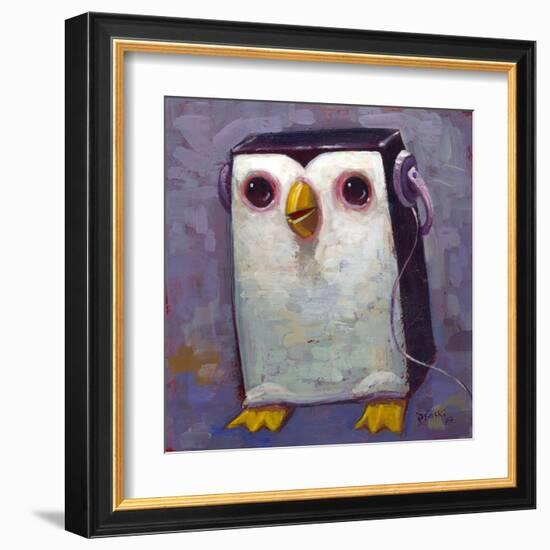 Hip Hopenguin III-Aaron Jasinski-Framed Art Print