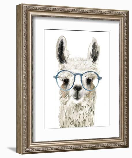 Hip Llama II-Victoria Borges-Framed Premium Giclee Print