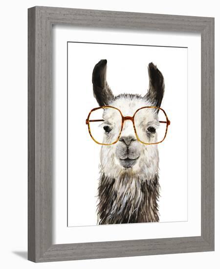 Hip Llama III-Victoria Borges-Framed Art Print