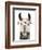 Hip Llama III-Victoria Borges-Framed Art Print