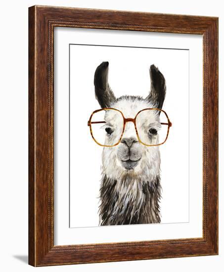 Hip Llama III-Victoria Borges-Framed Art Print