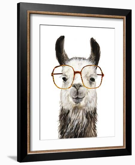 Hip Llama III-Victoria Borges-Framed Art Print