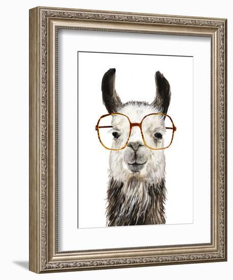 Hip Llama III-Victoria Borges-Framed Premium Giclee Print