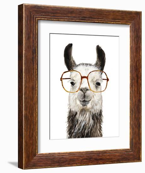 Hip Llama III-Victoria Borges-Framed Premium Giclee Print