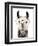 Hip Llama III-Victoria Borges-Framed Premium Giclee Print