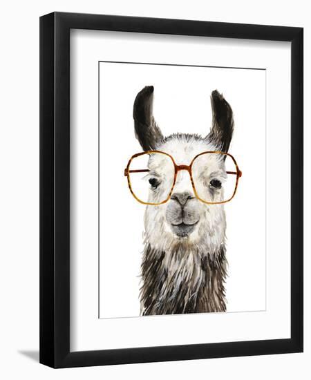 Hip Llama III-Victoria Borges-Framed Premium Giclee Print