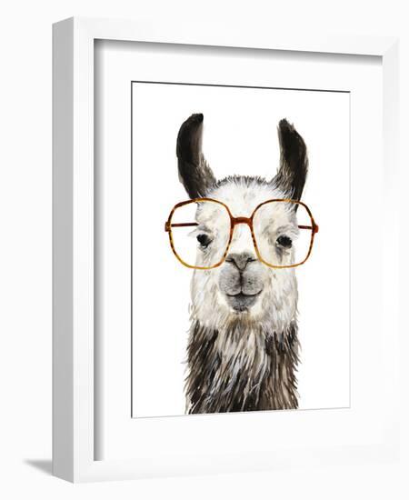 Hip Llama III-Victoria Borges-Framed Premium Giclee Print