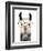 Hip Llama III-Victoria Borges-Framed Premium Giclee Print