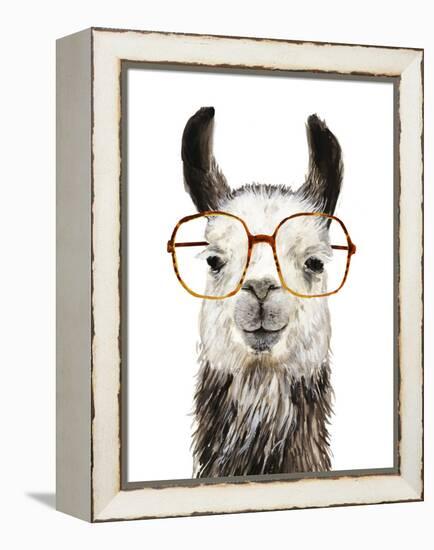 Hip Llama III-Victoria Borges-Framed Stretched Canvas