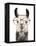 Hip Llama III-Victoria Borges-Framed Stretched Canvas