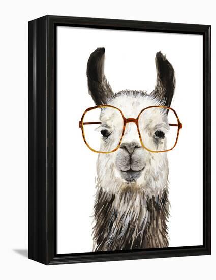 Hip Llama III-Victoria Borges-Framed Stretched Canvas