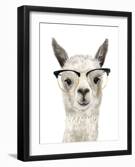 Hip Llama IV-Victoria Borges-Framed Art Print