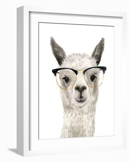 Hip Llama IV-Victoria Borges-Framed Art Print