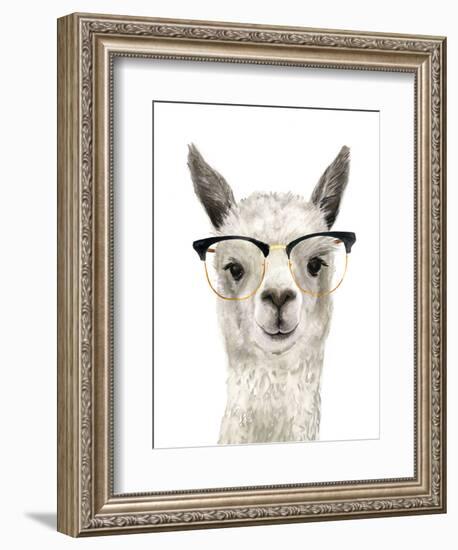 Hip Llama IV-Victoria Borges-Framed Premium Giclee Print