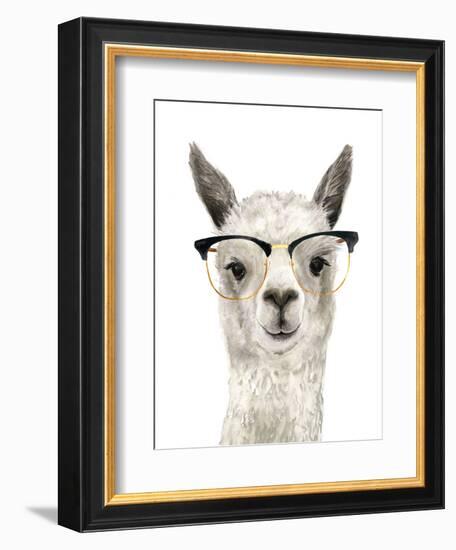 Hip Llama IV-Victoria Borges-Framed Premium Giclee Print