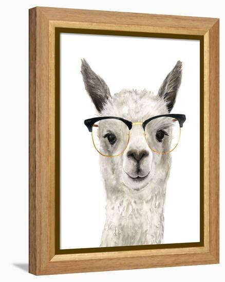 Hip Llama IV-Victoria Borges-Framed Stretched Canvas